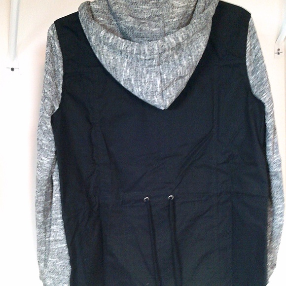 LAST ONE❗FALL BLACK HOODIE UTILITY JACKET - Picture 5 of 7